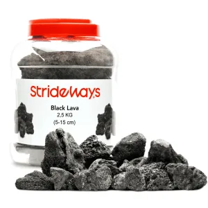 Strideways Black Lava Stone Bottle