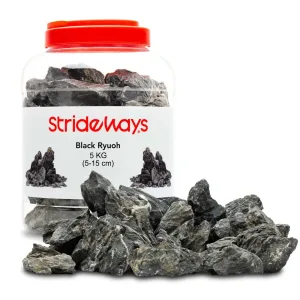 Strideways Black Ryuoh Stone Bottle